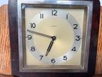 Bureauklok - Mauthe - Art Deco - Eik, Vernikkeld -