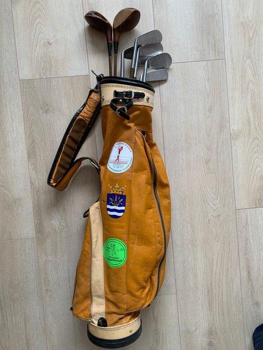 Les King golfset - 1940 - Golftas, Verzamelen, Overige Verzamelen