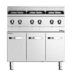 GGM Gastro | Gaskookplaat - 36 kW - 6 hoogwaardige branders, Witgoed en Apparatuur, Fornuizen, Verzenden, Nieuw, Inbouw