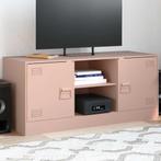 vidaXL Tv-meubel 99x39x44 cm staal roze, Huis en Inrichting, Verzenden, Nieuw, Metaal