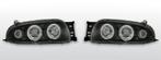 Koplampen Angel Eyes | Ford Fiesta MK4 1995-1999 | zwart, Auto-onderdelen, Verlichting, Verzenden, Nieuw, Ford