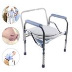 Opvouwbare verstelbare toiletstoel met armleuningen, Verzenden, Nieuw