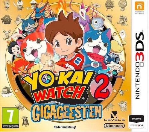Yo Kai Watch 2 Gigageesten (Buitenlands Doosje) (3DS Games), Spelcomputers en Games, Games | Nintendo 2DS en 3DS, Zo goed als nieuw