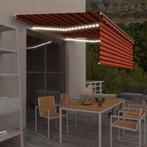 vidaXL Luifel handmatig uittrekbaar rolgordijn LED 4,5x3m, Verzenden, Nieuw