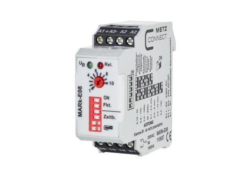 Metz Connect MARk-E08 Multifunctionele Timer Relais - 110657, Doe-het-zelf en Verbouw, Elektra en Kabels, Overige typen, Nieuw