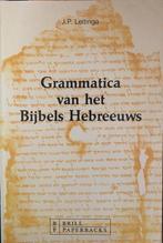 Grammatica Van Het Bijbels Hebreeuws   9E Druk 9789004095663, Boeken, Zo goed als nieuw