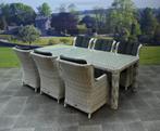 Darwin Bergamo dining tuinset 240x100xH75 cm wit, Tuin en Terras, Tuinsets en Loungesets, Ophalen of Verzenden, Nieuw, Wicker