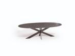 Berlijn granieten tafel - 240x120 - diamond black satinado, Verzenden, Nieuw, Rond, Overige materialen