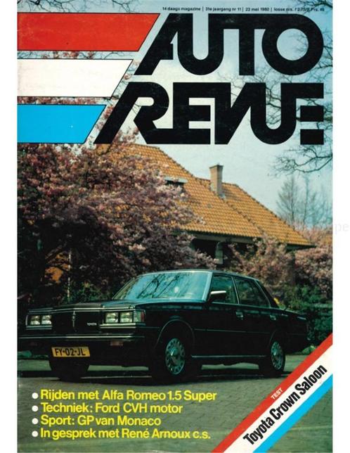 1980 AUTO REVUE MAGAZINE 11 NEDERLANDS, Boeken, Auto's | Folders en Tijdschriften