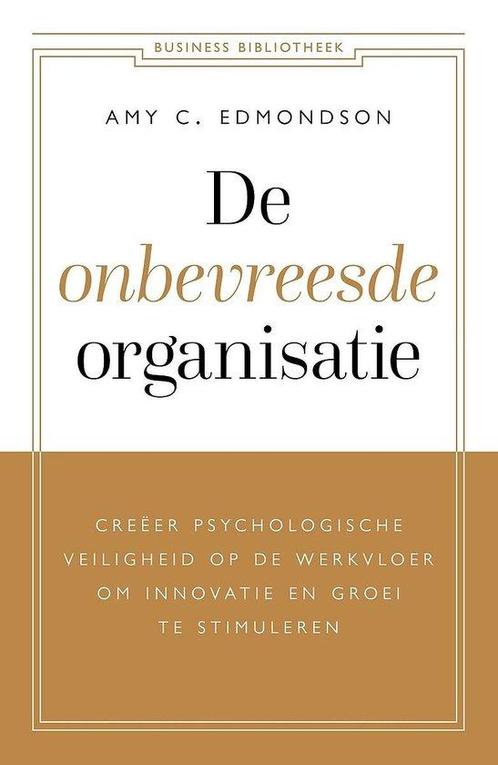 9789047013280 De onbevreesde organisatie, Boeken, Gezondheid, Dieet en Voeding, Nieuw, Verzenden