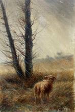 Franse school (XIX) - Paesaggio rurale con pascolo