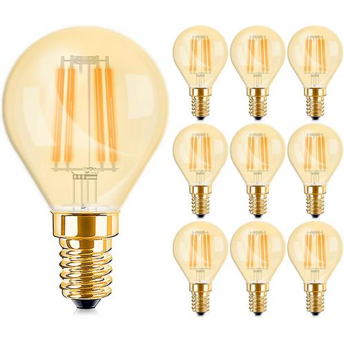 Voordeelpak 10x LED Lamp E14 Kogel Filament - Brinton -, Huis en Inrichting, Lampen | Losse lampen, Led-lamp, Nieuw, E14 (klein)