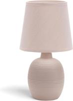 Tafellamp - Bureaulamp - Tafellamp slaapkamer - Beige - Aigo, Huis en Inrichting, Verzenden, Zo goed als nieuw