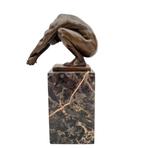Beeldje - Brons, Marmer, Antiek en Kunst, Curiosa en Brocante