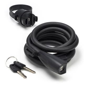 Spiraalslot | AXA | 180 cm (Ø 12 mm, Basic Safety), Fietsen en Brommers, Fietsaccessoires | Fietssloten, Nieuw, Verzenden