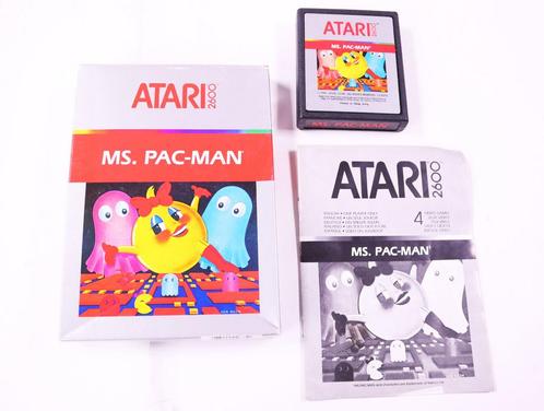 Atari 2600 - Ms. Pac-Man - - Boxed CIB, Spelcomputers en Games, Games | Atari, Ophalen of Verzenden