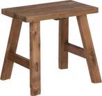 2dekans | Mica Decorations Houten Krukje – Gerecycled Hout –, Huis en Inrichting, Woonaccessoires | Overige, Ophalen of Verzenden
