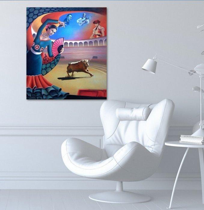 Antonio Pirozzi - Ricordo di Spagna, Antiek en Kunst, Kunst | Designobjecten