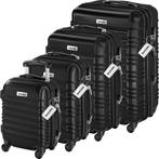 Kofferset Mila 4-delig met bagageweger en bagagelabels - zwa, Sieraden, Tassen en Uiterlijk, Nieuw, Verzenden