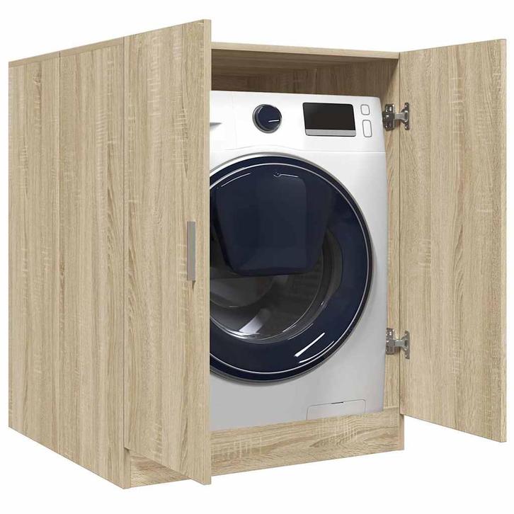 vidaXL Wasmachinekast 70,5x71,5x91,5 cm sonoma eikenkleurig, Witgoed en Apparatuur, Wasmachines, Nieuw, Verzenden