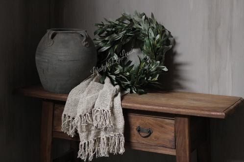 Namaak olijfkrans 35 cm, Huis en Inrichting, Woonaccessoires | Kunstplanten en Kunstbloemen, Nieuw, Ophalen of Verzenden