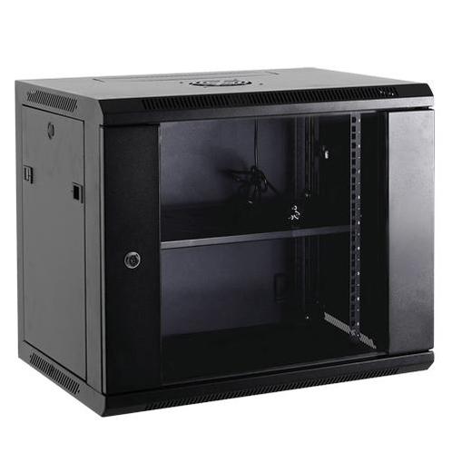 WL4 SR9U-B Server wandkast 9U 19 met ventilator, voeding,, Audio, Tv en Foto, Videobewaking, Nieuw, Ophalen of Verzenden