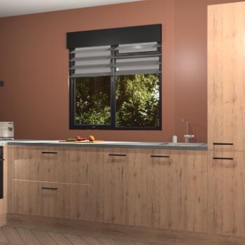 Madera Natuur keuken Luzern 57884, Huis en Inrichting, Keuken | Complete keukens, Verzenden