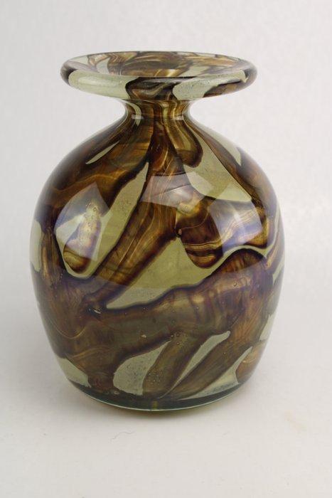 Mdina - Vaas - Glas - Earthtones, Antiek en Kunst, Curiosa en Brocante