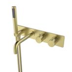 Badkraan Inbouw BWS Thermostatisch 2-knops Geborsteld, Doe-het-zelf en Verbouw, Sanitair, Ophalen of Verzenden, Nieuw, Kraan