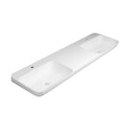 Wastafel Sapho Niagara Rechthoek Dubbel 150x40x14 cm Solid, Ophalen of Verzenden, Nieuw, Overige typen