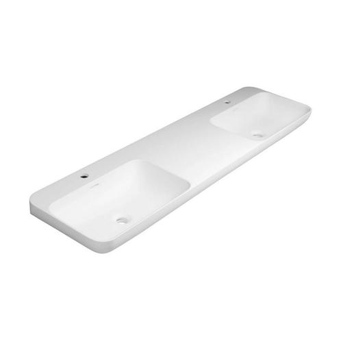 Wastafel Sapho Niagara Rechthoek Dubbel 150x40x14 cm Solid, Doe-het-zelf en Verbouw, Sanitair, Overige typen, Nieuw, Ophalen of Verzenden