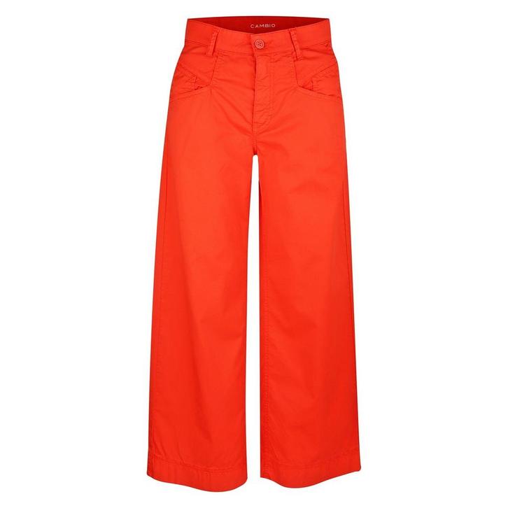 Cambio • rode pantalon met wijde pijpen • 36, Kleding | Dames, Broeken en Pantalons, Rood, Nieuw, Maat 36 (S), Verzenden