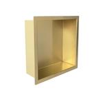 Inbouwnis BWS Incorporado 30x30x10 cm Geborsteld Messing, Ophalen of Verzenden, Nieuw, Bad