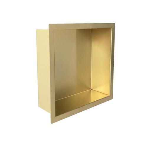 Inbouwnis BWS Incorporado 30x30x10 cm Geborsteld Messing, Doe-het-zelf en Verbouw, Sanitair, Bad, Nieuw, Ophalen of Verzenden