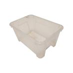 Transparante opbergbak 280x190x140 mm, 5 liter, nestbaar,, Doe-het-zelf en Verbouw, Ophalen of Verzenden, Gebruikt