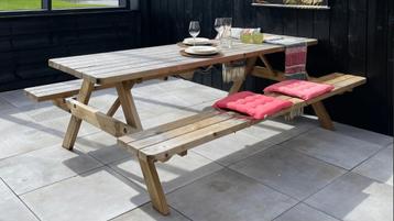 ACTIE! Picknicktafel 180x165x75cm voor maar €99 excl btw beschikbaar voor biedingen