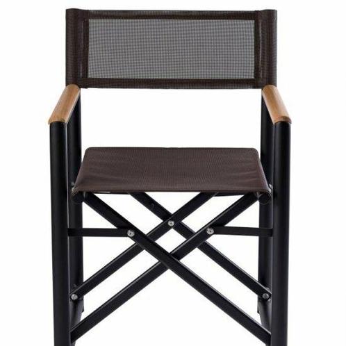 Regisseursstoel Victor aluminium met teak armleggers mokka, Watersport en Boten, Accessoires en Onderhoud, Verzenden