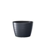 Ovale bloempot ‘Dazz’ |  Antraciet | 60 cm | binnen & buiten, Verzenden, Nieuw, Rond, Kunststof