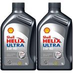 Shell Aanbieding: 2 X Helix Ultra 5W40 1L, Verzenden