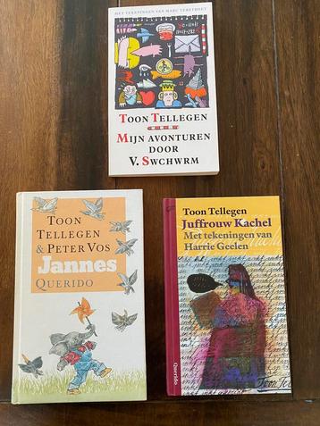 3 Boeken Toon Tellegen - in nieuwstaat beschikbaar voor biedingen