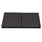 Composiet Vlonderplank Donker Grijs 2,3 X 14,8 Cm Houtnerf /, Nieuw