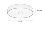 Highlight plafondlamp Bright P6502.38 Nieuw, Ophalen, Nieuw, Overige materialen, Modern