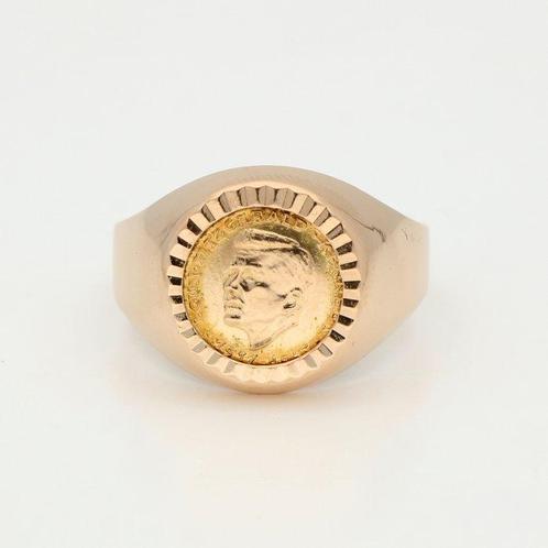 Ring - 18 karaat Geel goud, Sieraden, Tassen en Uiterlijk, Ringen