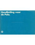 1981 VOLKSWAGEN POLO INSTRUCTIEBOEKJE NEDERLANDS