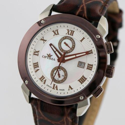 Optima - Swiss Dual Time - OSC241-SCL-7 - Zonder, Sieraden, Tassen en Uiterlijk, Horloges | Heren