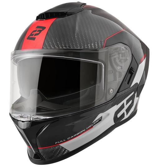Bogotto Phantom Combo Carbon Zwart Wit Rood Integraalhelm, Motoren, Kleding | Motorhelmen, XXL, Nieuw met kaartje, Overige merken