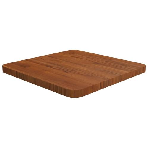 vidaXL Tafelblad vierkant 40x40x2,5cm behandeld eiken, Huis en Inrichting, Tafels | Eettafels, Nieuw, Verzenden