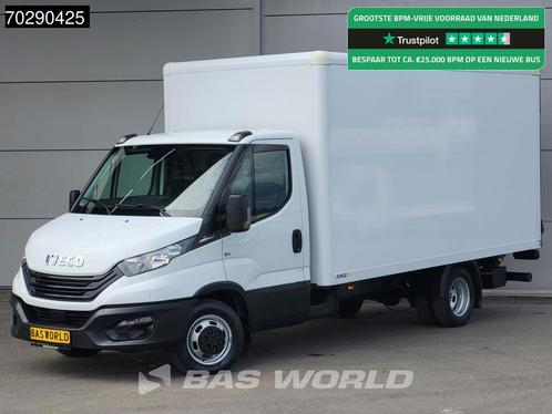 Iveco Daily 35C16 Automaat Laadklep Bakwagen Dubbellucht Air, Auto's, Bestelauto's, Lease, Automaat, Financial lease, Diesel, Wit