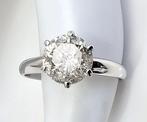 Zonder Minimumprijs - Ring - 14 karaat Witgoud - 2.01ct. tw., Sieraden, Tassen en Uiterlijk, Ringen, Nieuw