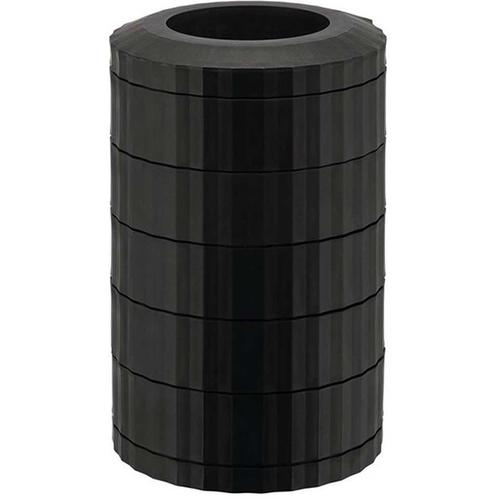 Alessi Plissé Koffie Cupjes Houder – 5 Laags- Zwart, Huis en Inrichting, Keuken | Keukenbenodigdheden, Verzenden